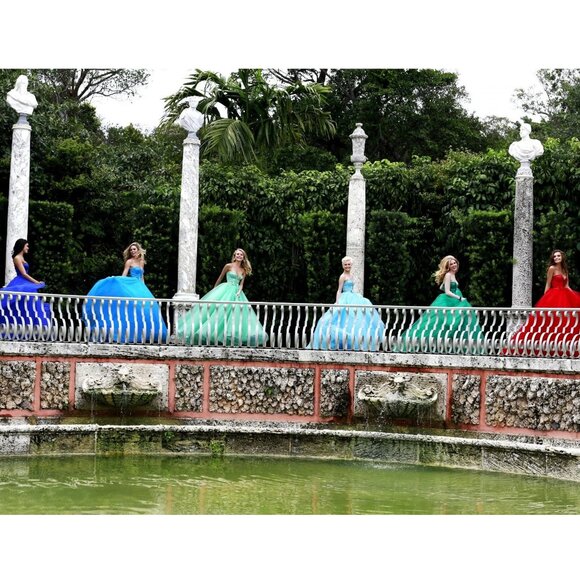 Luxury Designer Couture Evening Wedding Cocktail Runway Party Prom Gown Dress NW - Picture 7 of 16